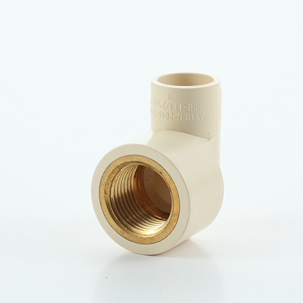 CPVC threaded elbow astm d2846 cts