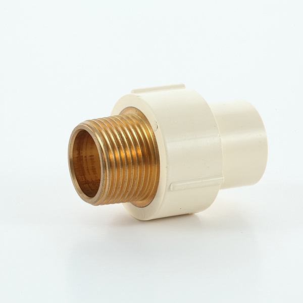 cpvc adapters with brass male thread transition